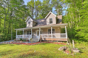 Secluded Pocono Lake Home with Large Deck and Fire Pit